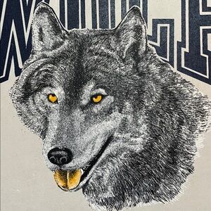 Wolf Canadian Wildlife Art Print On High Quality Textured Felt Paper